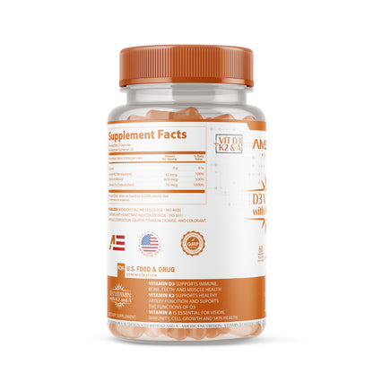 D3 Vitamin with K2 and A