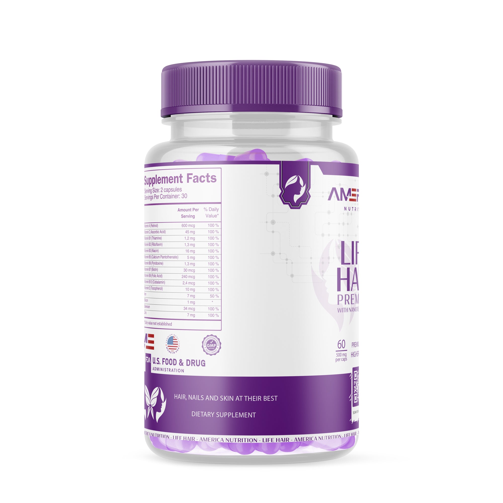 Life Hair - Biotina e Vitaminas